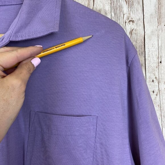 Peter Millar Short Sleeve Golf Polo Shirt Size Large Men - Picture 8 of 12